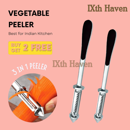 IXth Haven™ – 3 in 1 Stainless Peeler