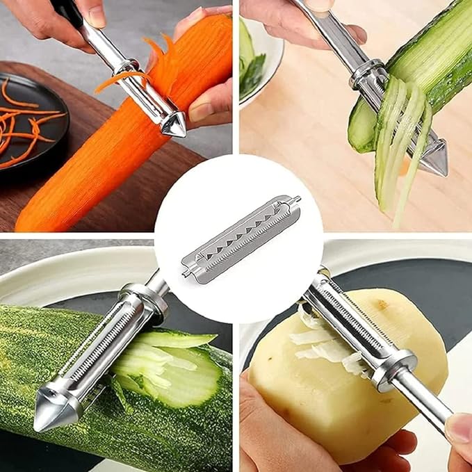 IXth Haven™ – 3 in 1 Stainless Peeler